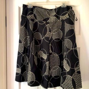 Black A line skirt 10